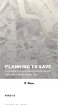 Mobile Screenshot of planningtosave.com