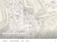Tablet Screenshot of planningtosave.com